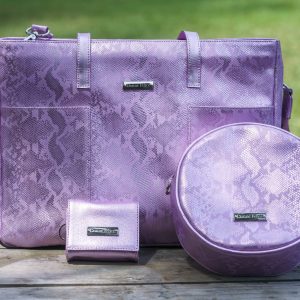 Bolso Donatella + cartera Giordana + monedero Dolce rosa